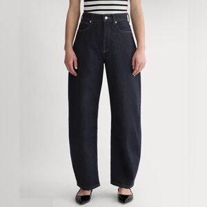 Everlane Way-High Curve Jean in Pure Blue, Size 28